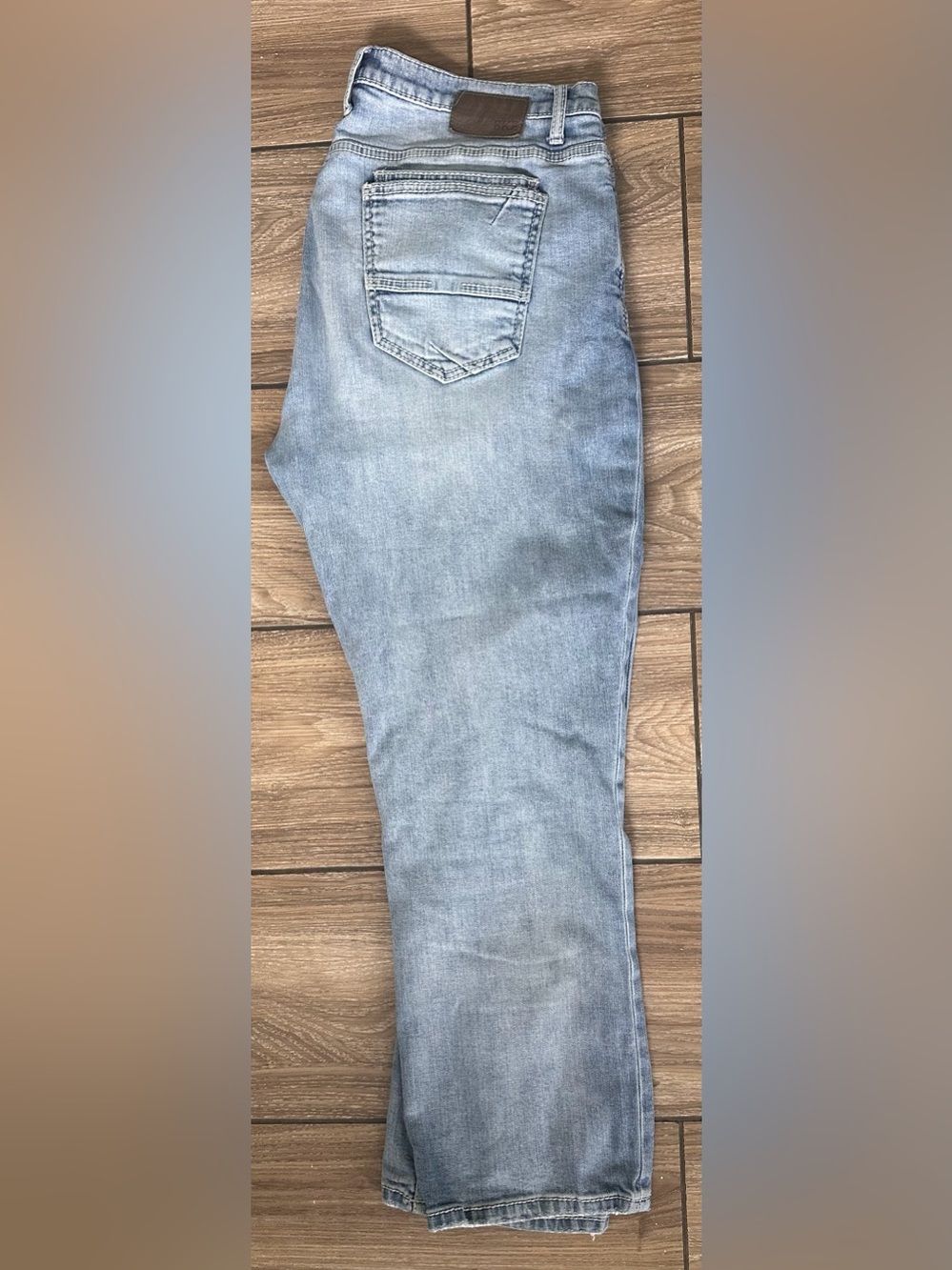 Light Blue Men's Jeans - Classic Straight Fit